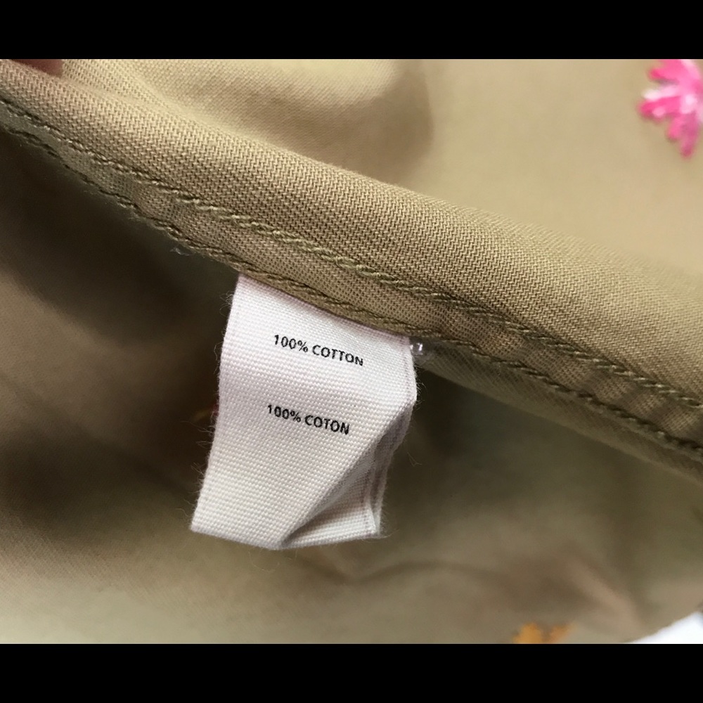 Artisan De Luxe Brown Embroidered Shirt Size M - Picture 6 of 7